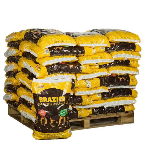 1000 Kg Smokeless Coal yellow and black bag