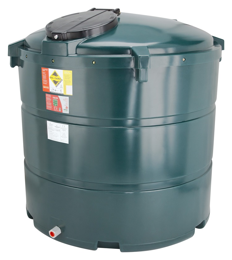 1300 BVA Bunded Burning Oil Tank black