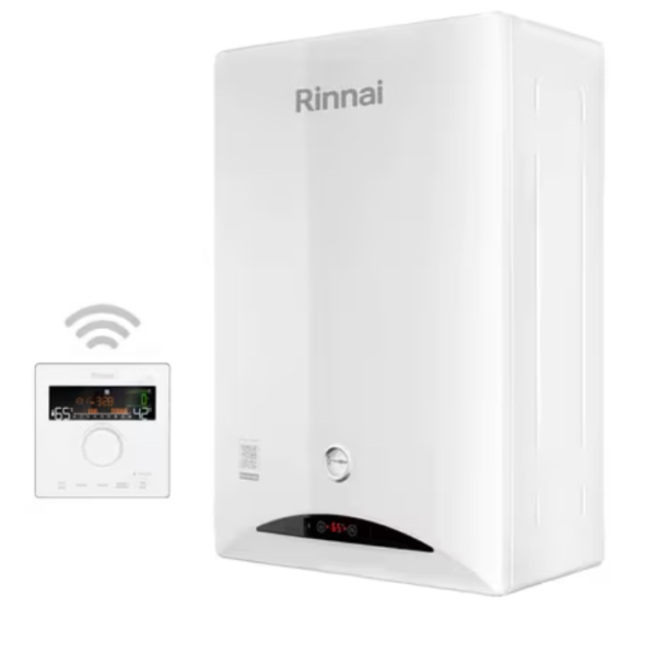 Rinnai Zen 35kW Natural Gas Combi Boiler white