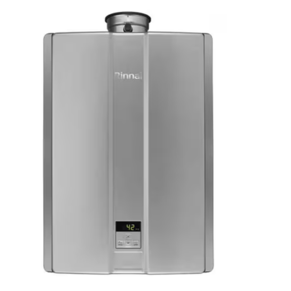 Rinnai 1600i Internal Low-NOx 58.4kW Condensing Natural Gas Water Heater gray