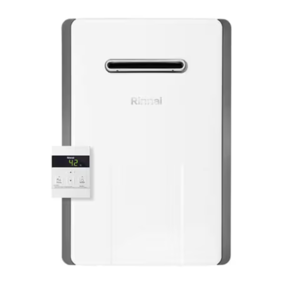 Rinnai Infinity 17e 36KW External Natural Gas Water Heater white