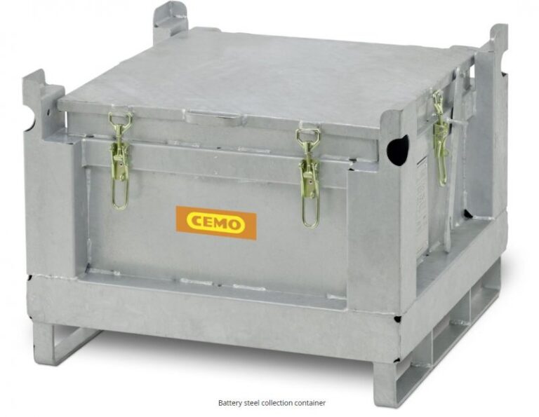 Steel Battery Collection Container