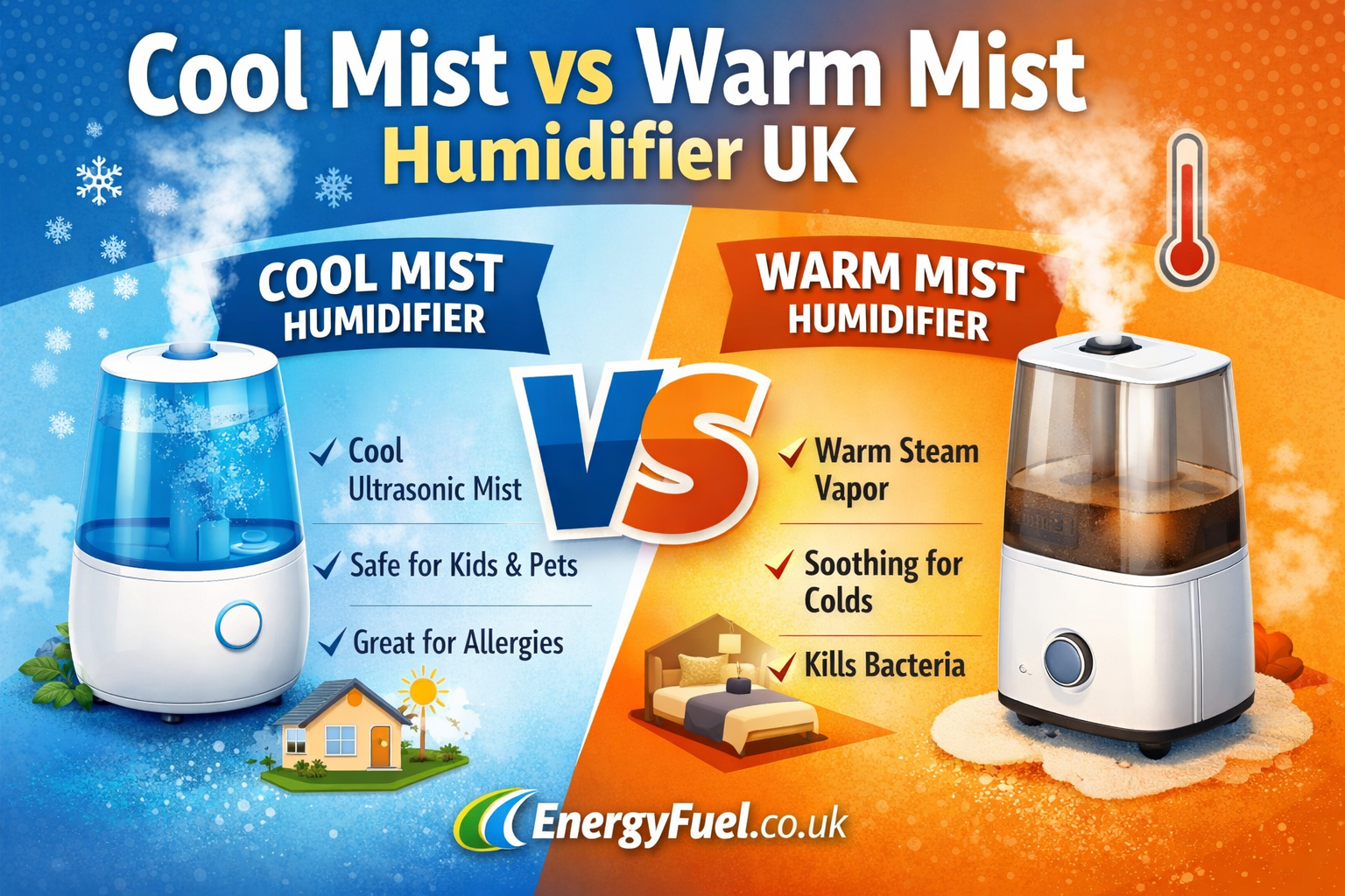 cool mist vs warm mist humidifier UK