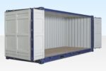 20ft open side container UK