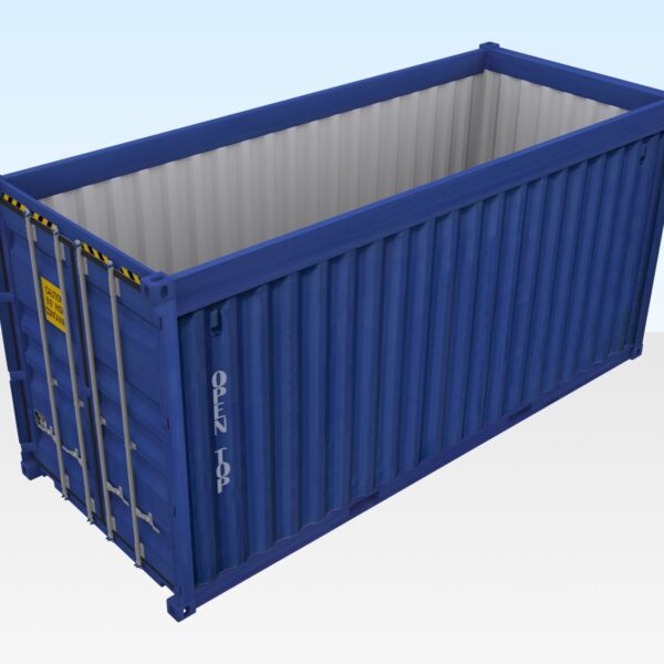 20ft open top container UK