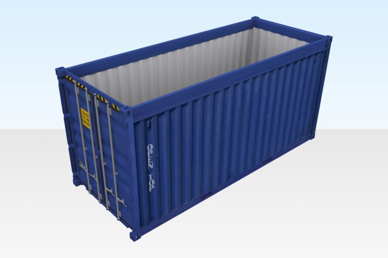 20ft open top container UK