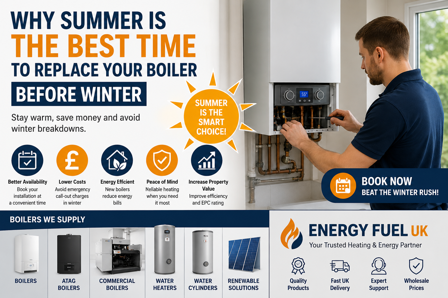 Best Time to Replace a Boiler UK