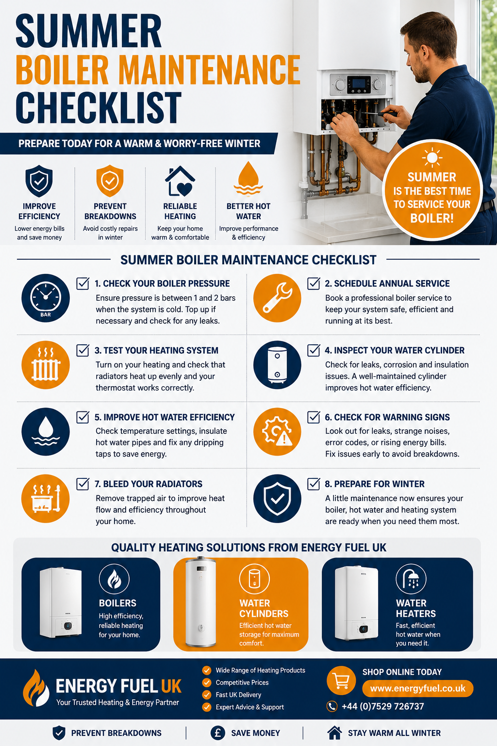 Summer Boiler Maintenance UK